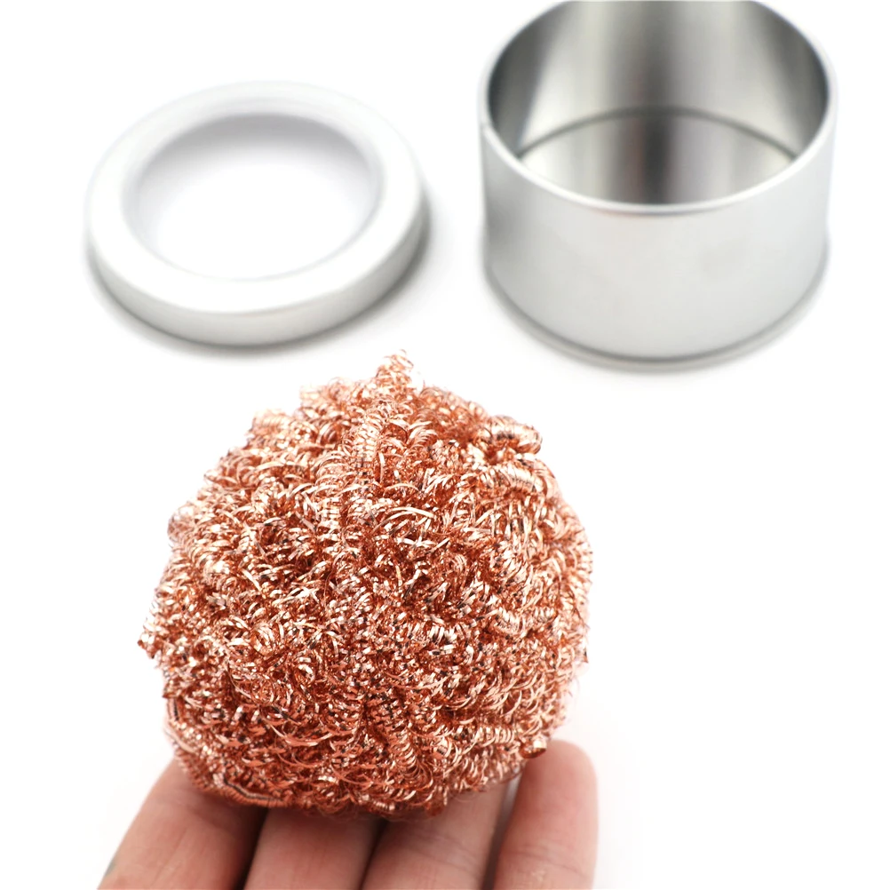 

Welding Soldering Solder Iron Tip Cleaner Cleaning Steel Wire Sponge Balls For Welding Tool Whosesale