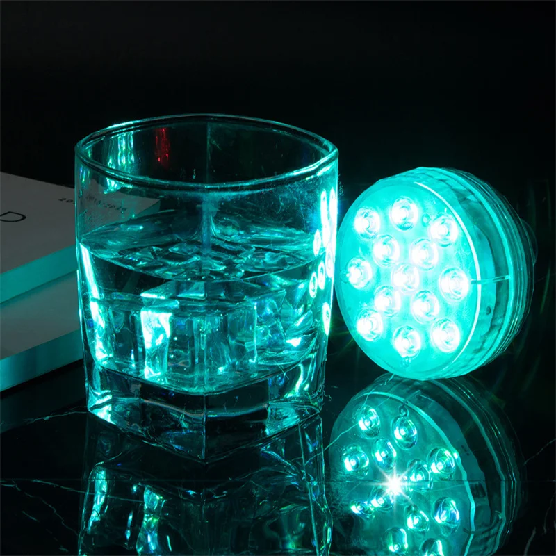 

13 LEDs Diving Light IP68 Waterproof Pool Light Garden Fountain Vase Bathtub Christmas Decoration Fishing Light Underwater Light