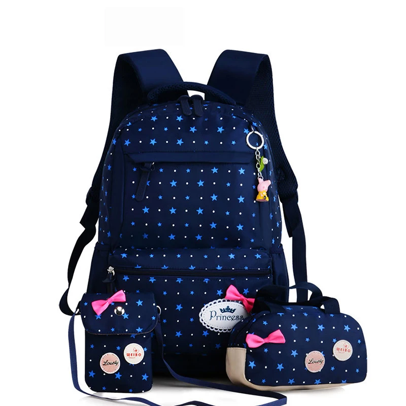 Teenagers girls Lightweight waterproof school bags star printing children school backpacks child orthopedics schoolbag bolsa sac