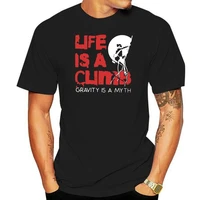camiseta de algod%c3%b3n para hombre camisa de moda de verano de escalada de monta%c3%b1a solo para la vida 2022