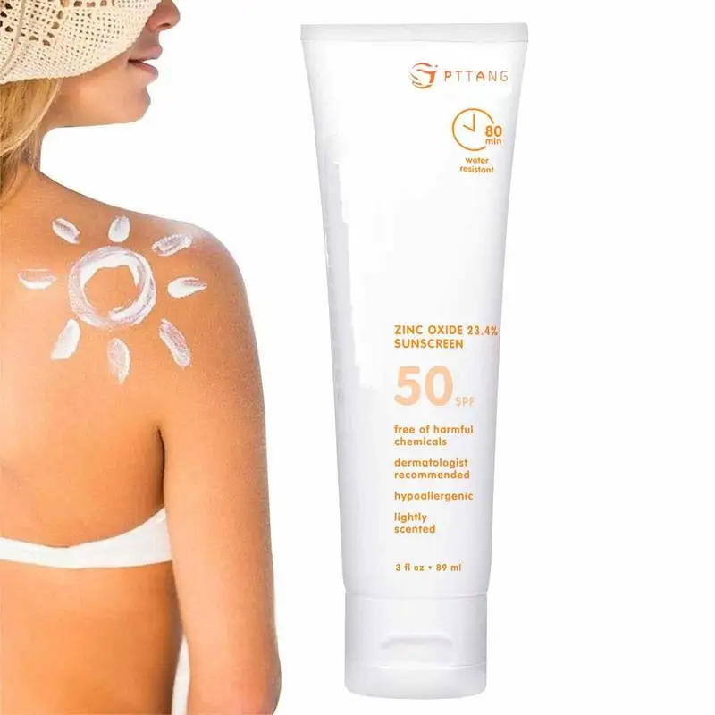 

SPF 50+ Face Sunscreen Protection Non Greasy Waterproof Long Lasting Face Sunblock Protect UVA & UVB Rays Face Body Sunscreen