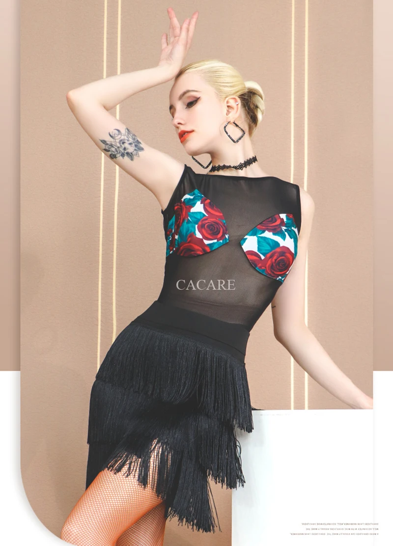 Трико боди для раннего вальса танго джаза современная танцевальная одежда