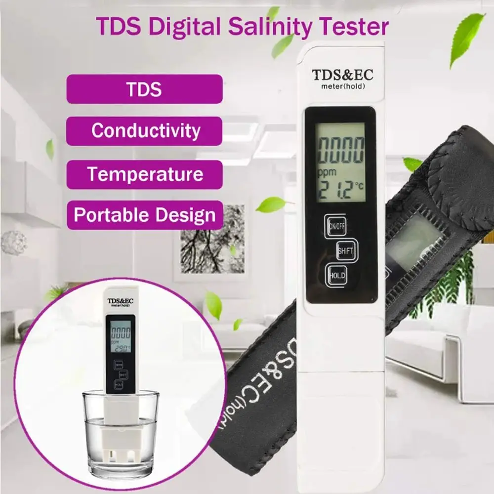 

Цифровой тестер качества воды TDS EC