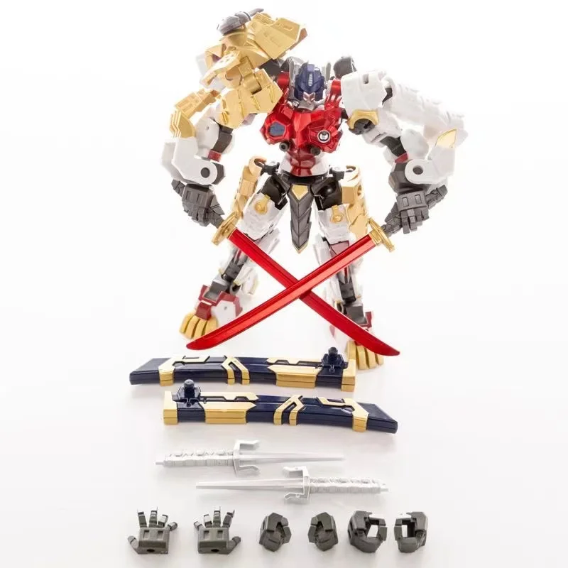 

Transformation Toys CD-01 CD01 White LION FACE OP COMMANDER Lio Convoy Action Figure Deformation Model