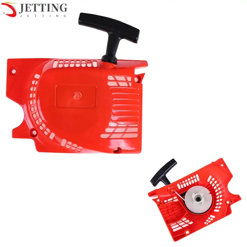 

Hot sale 1pcs Red recoil pull starter for chinese chainsaw 4500 5200 5800 45 52cc 58cc