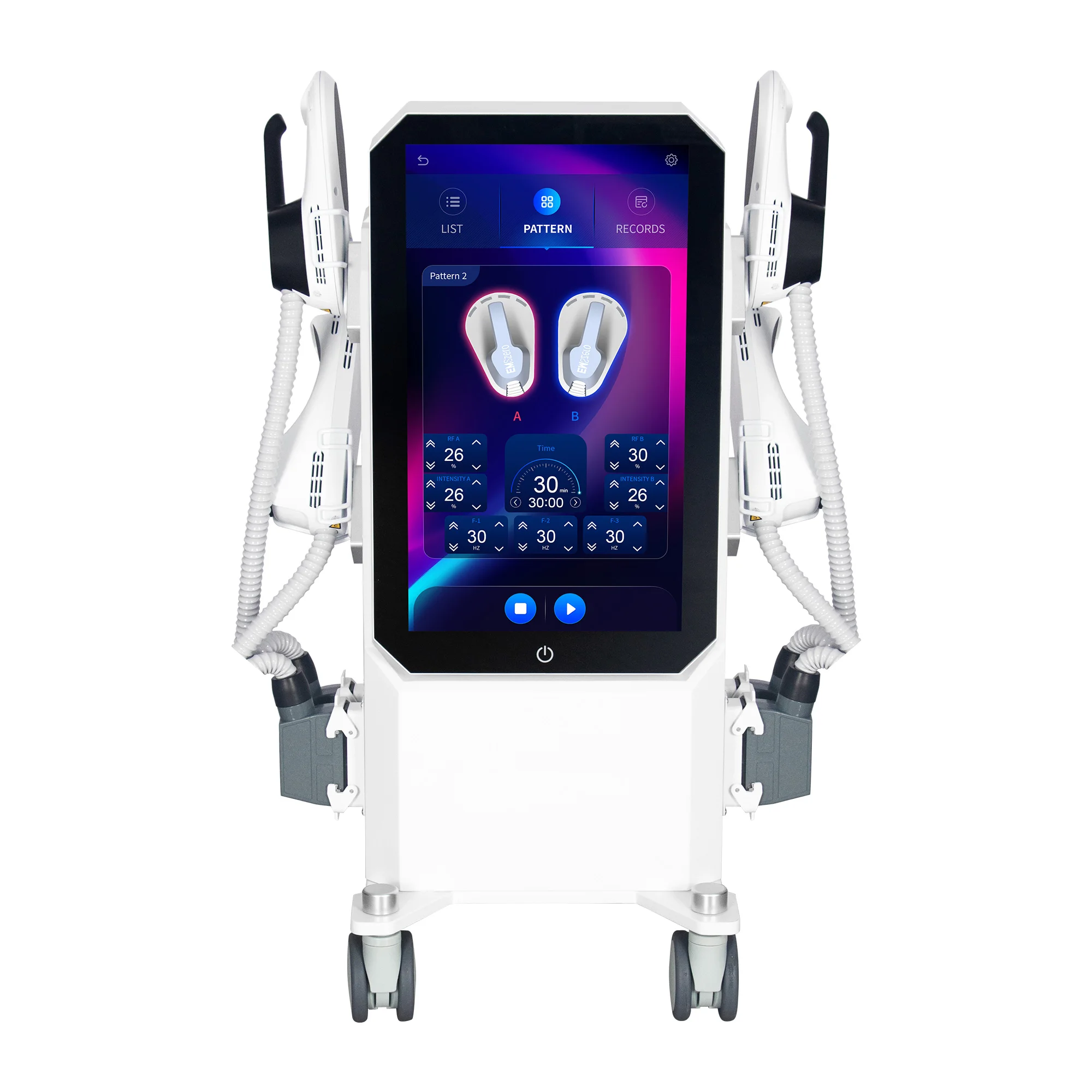Фото MYOslim Ems машина NEO 2024 6500 Вт для моделирования тела Электромагнитный стимулятор для похудения оборудование ems мышцы №4