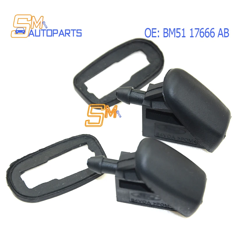 

2 шт., насадки для омывателя лобового стекла Ford 17666-2010 Focus C-Max 2017-2007 Mondeo