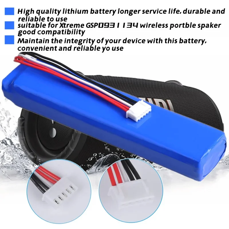 100% Оригинальный Аккумулятор 7 4 в 20000 мАч GSP0931134 для Bluetooth-Колонки JBL Xtreme 1