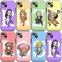 one piece anime phone case for iphone 11 13 12 pro max 12 13 mini x xs xr max se 6 7 8 plus black silicone cover soft coque