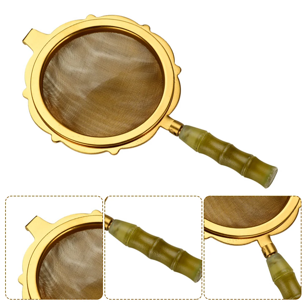 

Mesh Strainer Skimmer Fine Sieve Tea Infuser Leaf Soup Sifting Ladle Filter Sifter Slotted Pot Hot Flour Steel Stainless Kitchen