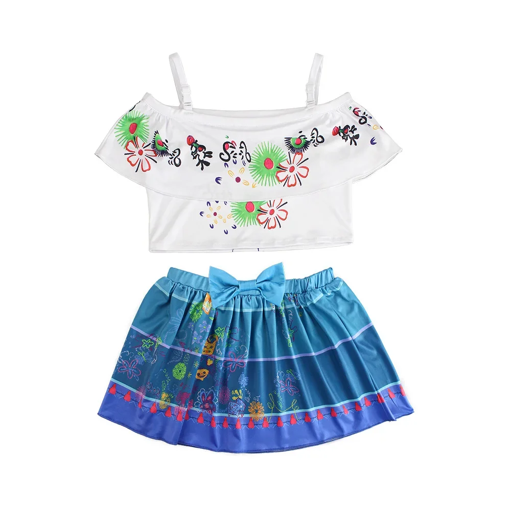 Очаровательное платье принцессы для девочек искусственный цветочный купальник