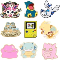 k3873 cute japanese style anime movies badges cool stuff enamel pins game lapel pin animal brooch gifts for fans friend