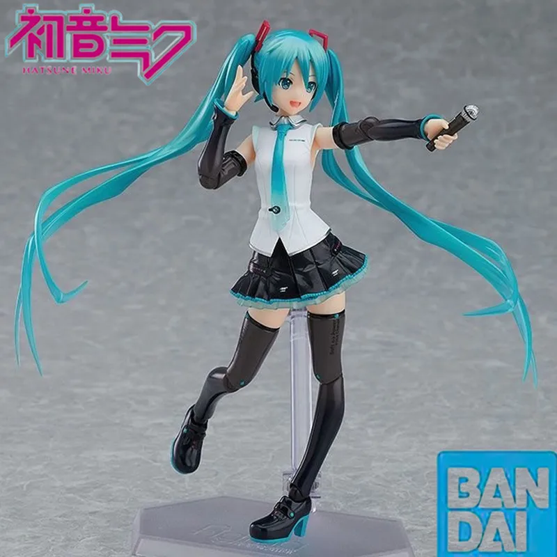 

Фигурка героя аниме Hatsune Miku, 14 см, Figma 394 # V4x, статуя из ПВХ, фигурка-стоя, Коллекционная модель, кукла, игрушки, украшения, подарки