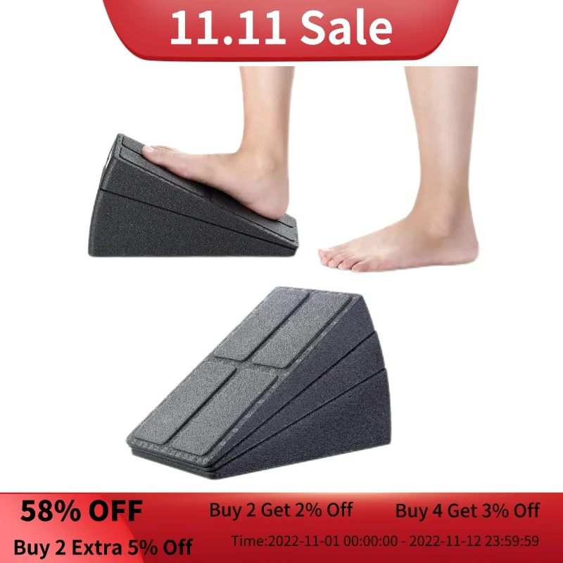 

3pcs Adjustable Wedge Stretch Slant Boards Anti Slip Tilt Slanting Yoga Block for Soreness Pain Swelling Relief