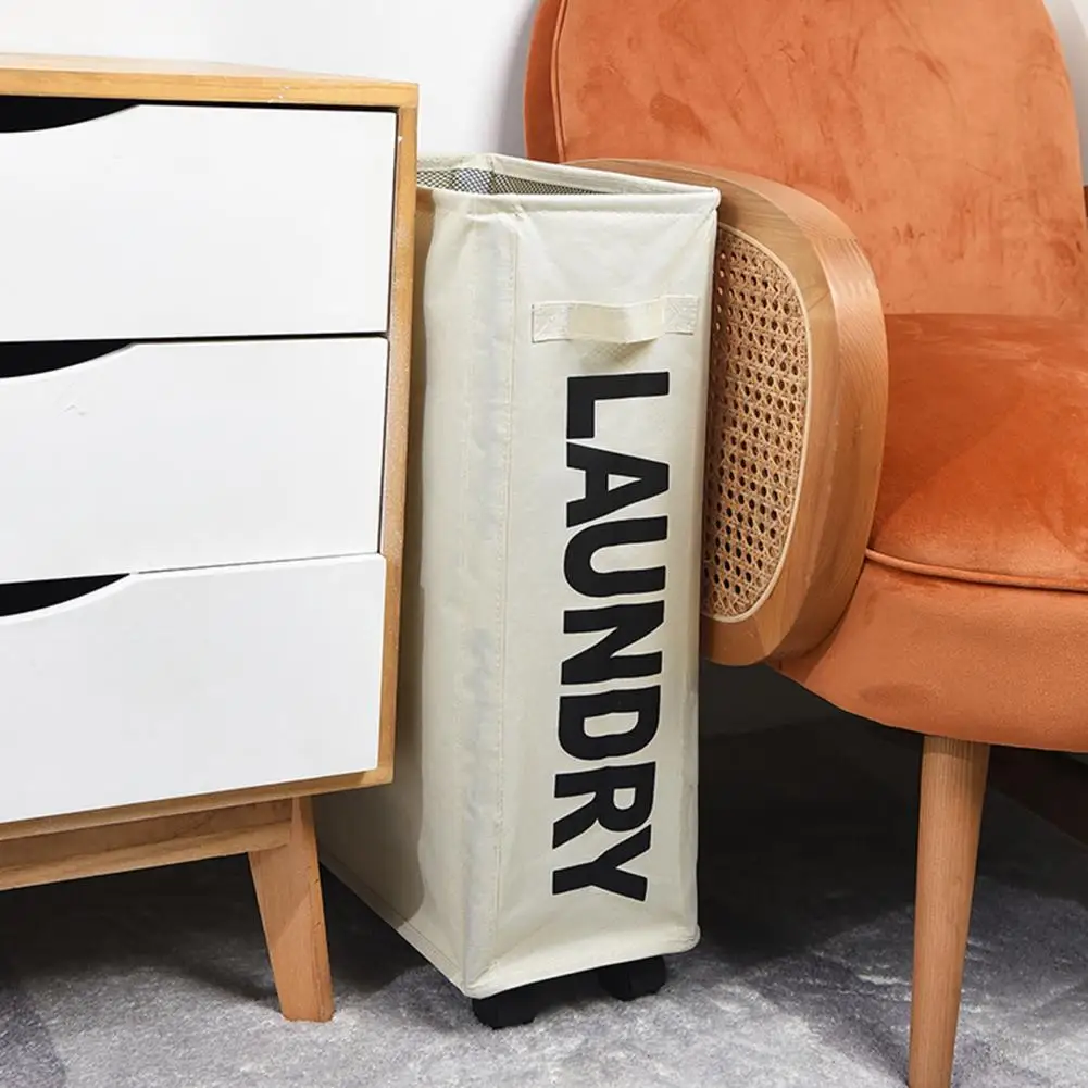 

Laundry Basket Practical Foldable Moisture-proof Bathroom College Essentials Storage Laundry Basket Daily Use