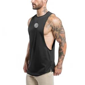 Imported Fitness clothing sprots sleeveless shirt mens gym stringer tank top bodybuilding tanktop men cotton 