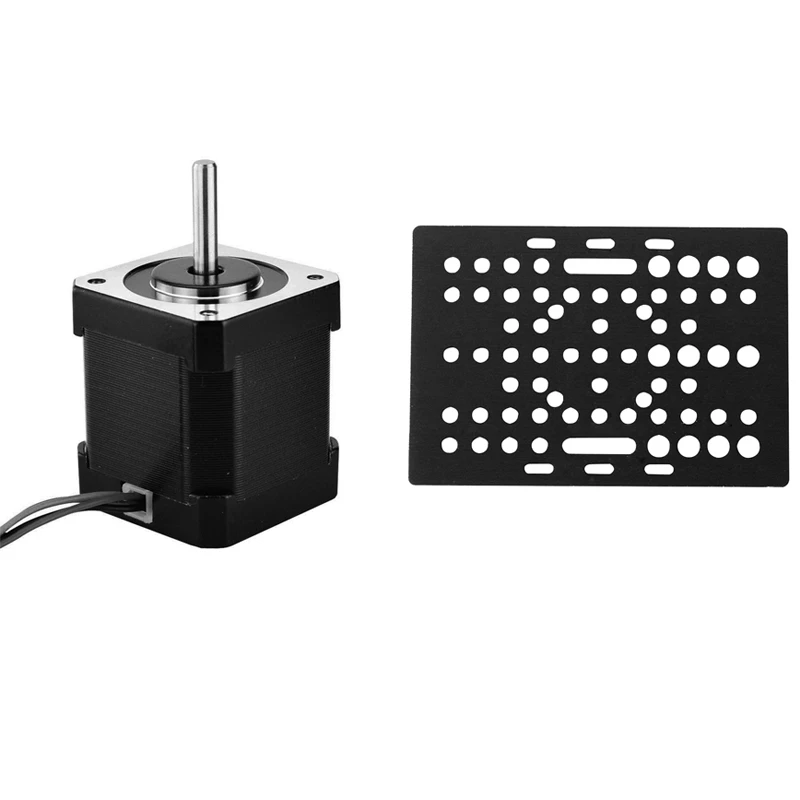 

1 Pcs CNC Gantry Plate V Slot Universal Plate & 1 Pcs Nema 17 Stepper Motor