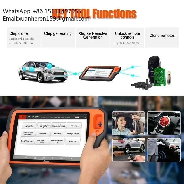 Фото 2025 Xhorse VVDI Key Tool Plus, версия для VAG, 1 год поддержки VAG для VW, Audi, Porsche, программирование иммобилайзеров, включает MQB48-NEC35xx №5