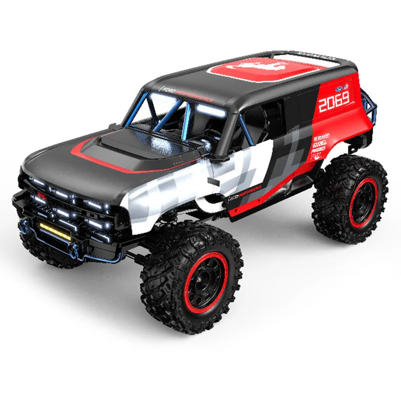 Фото Радиоуправляемая машинка H12P Ford Bronco Brushless Crawler, внедорожник с полным приводом, из сплава, с LED-подсветкой, для взрослых, для активного отдыха на природе №5