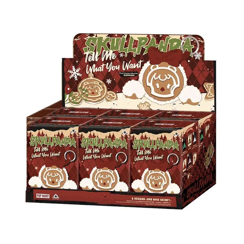Подлинная Skullpanda Time To Make A Wish Series слепая коробка сумка подвеска рождественская для