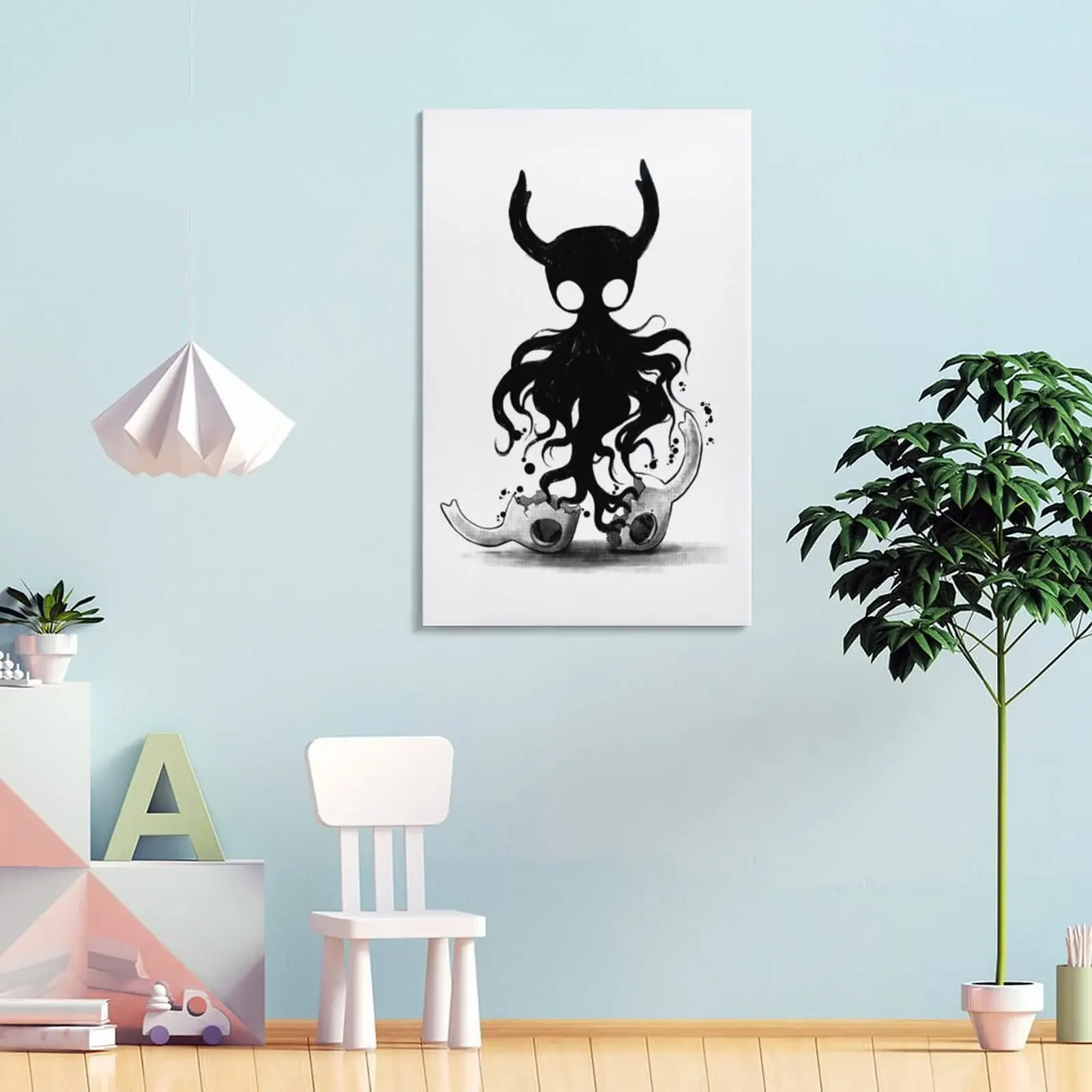 Полый рыцарь темный дух холст картина современное украшение для дома аниме декор