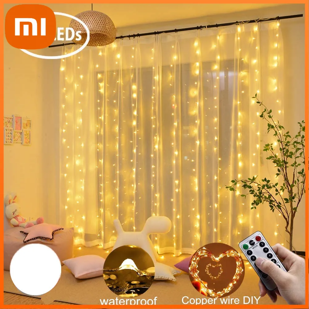 

СВЕТОДИОДНАЯ Гирлянда Xiaomi, 3 х3 м, 300 светодиодов, USB