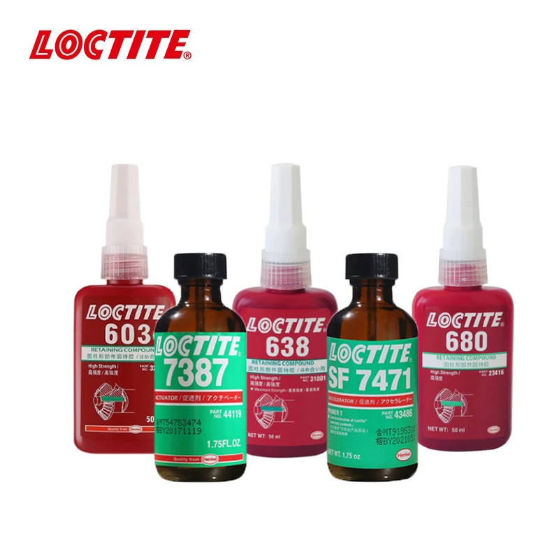 

Loctite 50ml Loctite Accelerant 7452 7471 603 609 620 638 641 648 50ml Cylinder Parts Adhesive High Strength Temperature Beari