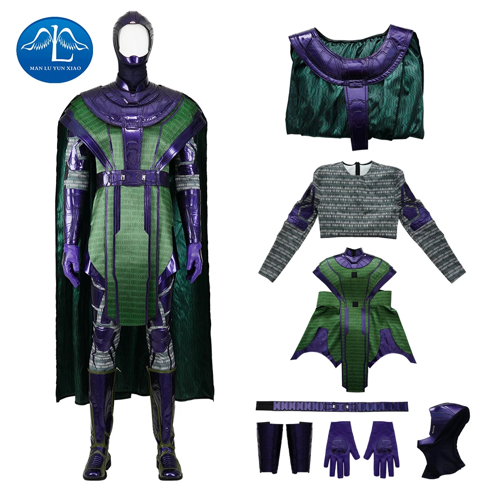 

Ant Man3 Kang Cosplay Custume Full Set Battle Suit Adult Jumpsuit New 2023 Super Hero Halloween Clothes