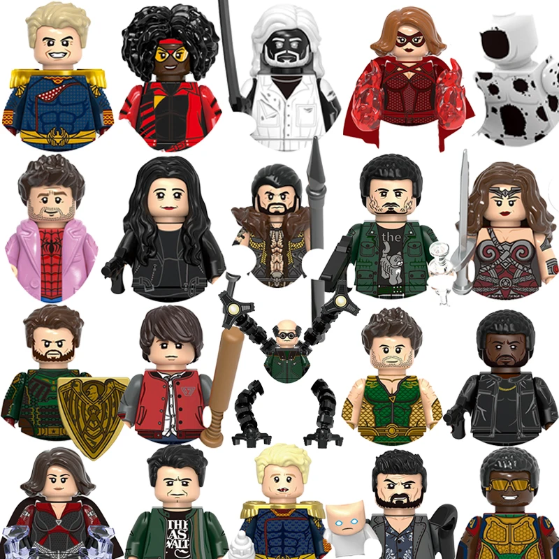 The Boys Bricks For Toys Doc.Octopus Spot New Mister Negative Mini Action Figures Venom Children Building Blocks Party Gifts