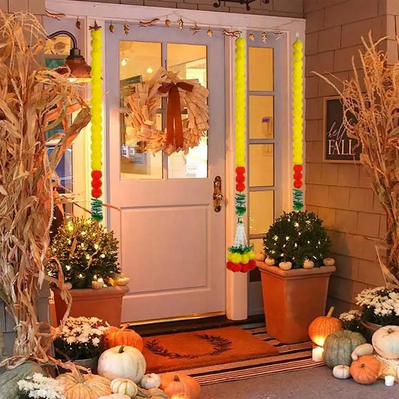 Цветочная гирлянда 5 футов цветы календулы гирлянды Дивали цветочные украшения