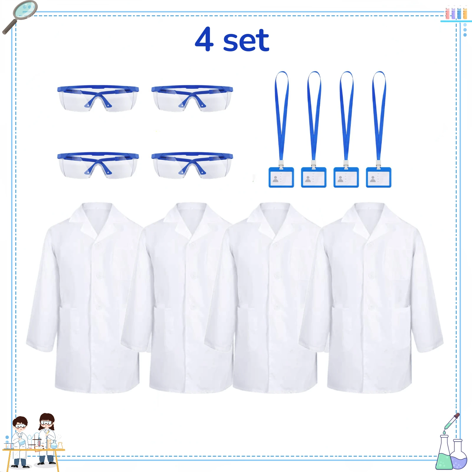 

Детские лабораторные халаты ANENG