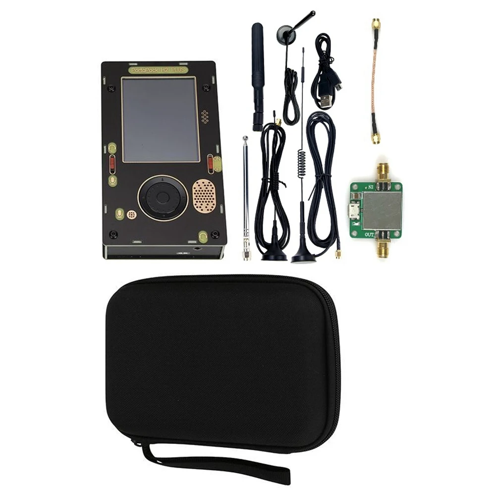 

PortaPack H2 Plus Mayhem 3.2 Inch Touch LCD + for HackRF One + Antenna + Case Kit SDR Software Defined Radio 1MHz-6GHz