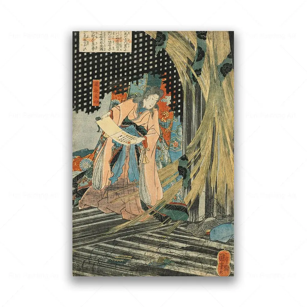 

Настенная картина "Призрак укиё-э", канвас