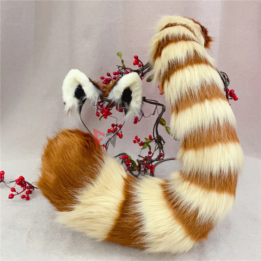 MMGG ручной работы Хэллоуин Ailurus Fulgens три Felinae розовые кошачьи уши обруч для волос