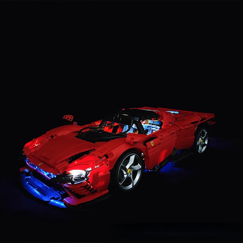 Без кирпичей светодиодный фонарь набор для Daytona SP3 42143