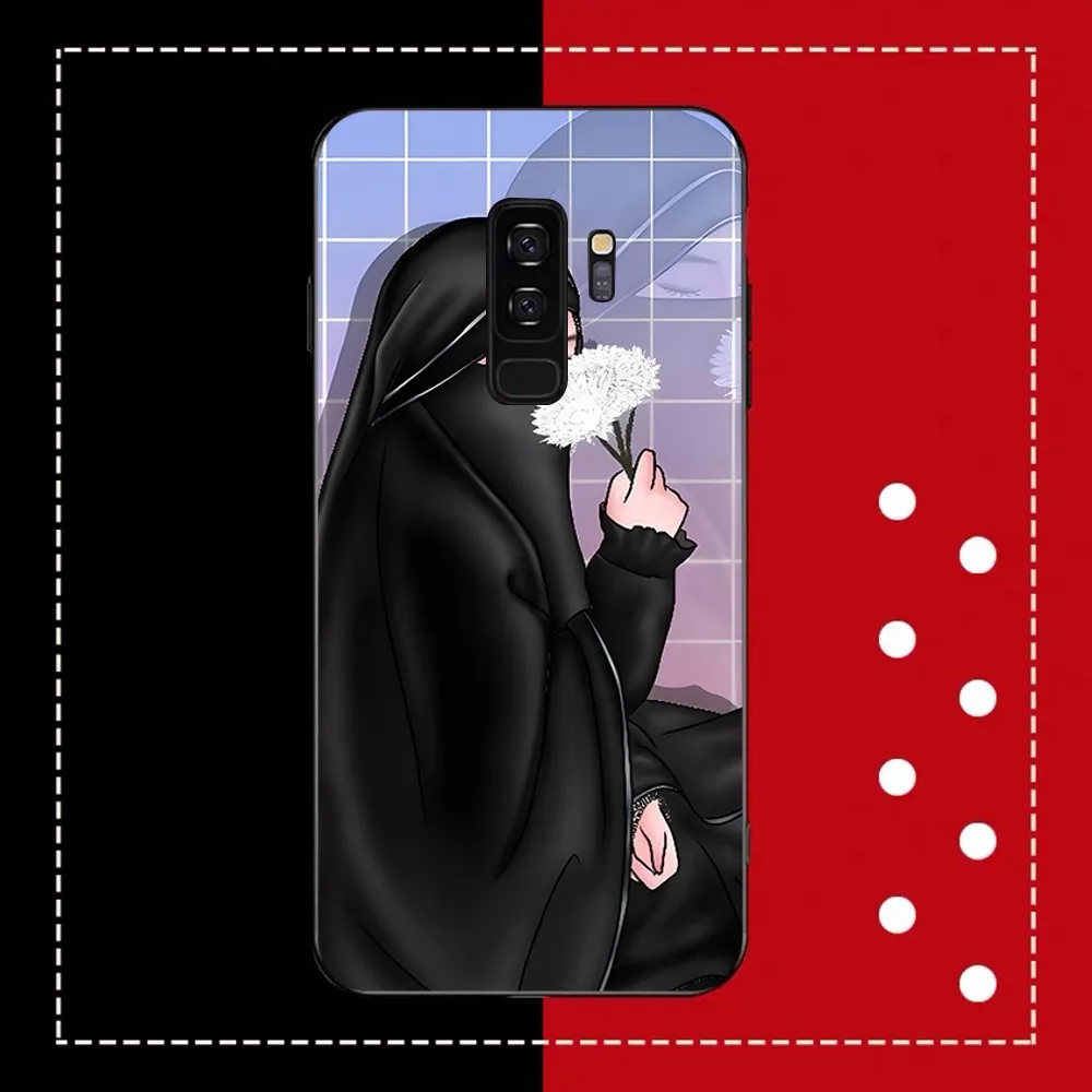 ł arabski hidżab dziewczyna etui na telefon dla Redmi Note 4 X 5 A 6 7 8 Pro T 9 9S 10 11 11S 11Epro PocoM3pro