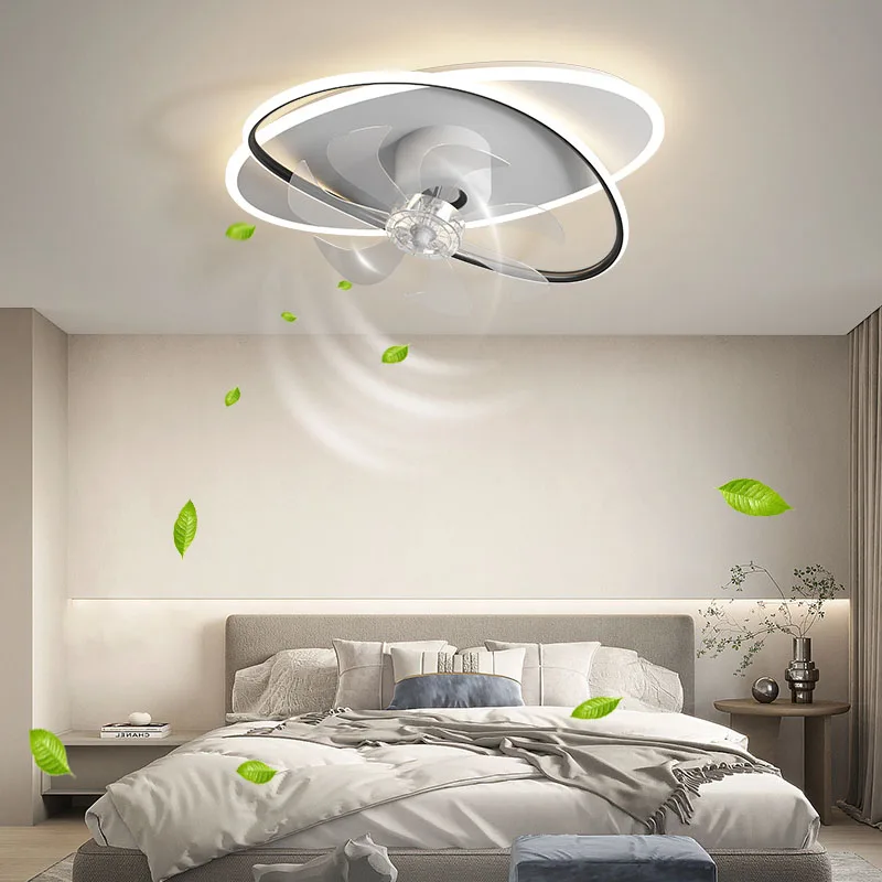 

Ceiling fans with light and silent cooling fan without blades Ceiling fan with light Ceiling lamp bedroom indoor lighting