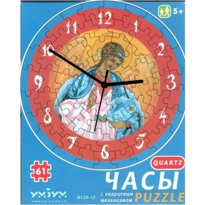 Сборная пазл-игрушка &quotЧасы. Ангел Хранитель&quot с кварцевым механизмом 61 элемент