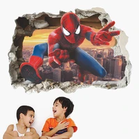 new disney marvel avengers spider man stickers decorative wall stickers kids room wall stickers 3d three dimensional stickers