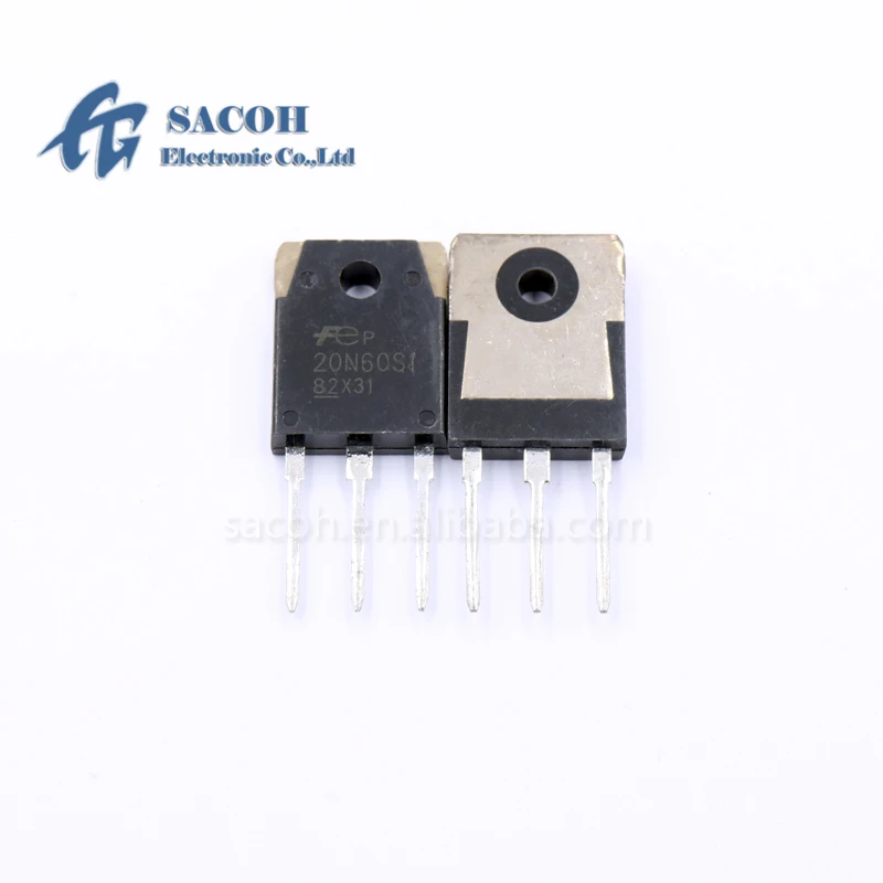 

10Pcs FMH20N60S1 or FMW20N60S1 20N60S1 20N60 TO-3P 20A 600V N-Channel Power MOSFET