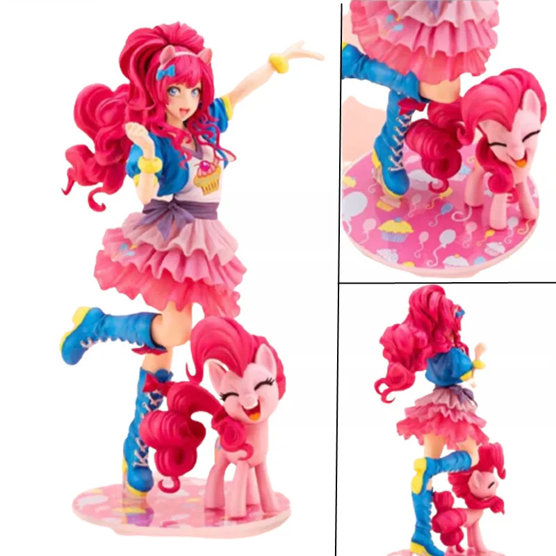 

NEW Game My Little Pony Bishoujo Pinkie Pie Action Figure PVC Toy Doll Desktop Collection Model for Children Toys Gift