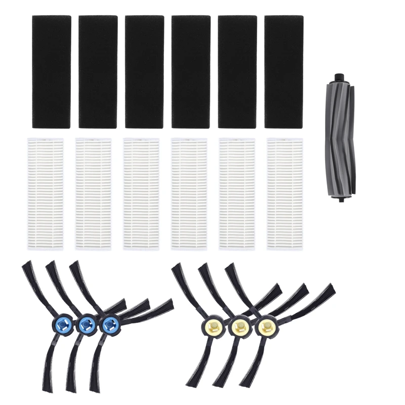 

Запасные детали для Silvercrest SSR1 Ilife A9S A9 A7, основная и боковая щетки, фильтр НЕРА