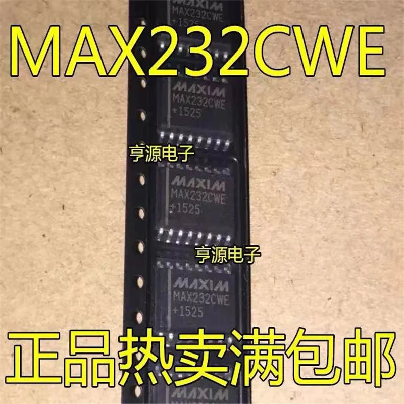 

10-100PCS MAX232CWE MAX232EWE MAX232 SOP-16 In Stock