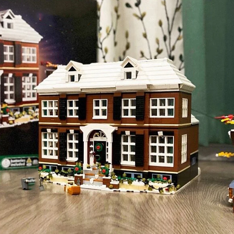 Ideas Movie 3955pcs Moc 21330 Home Alone House Set Model Building Blocks Bricks Educational Toys For Boy Kids Christmas Gifts