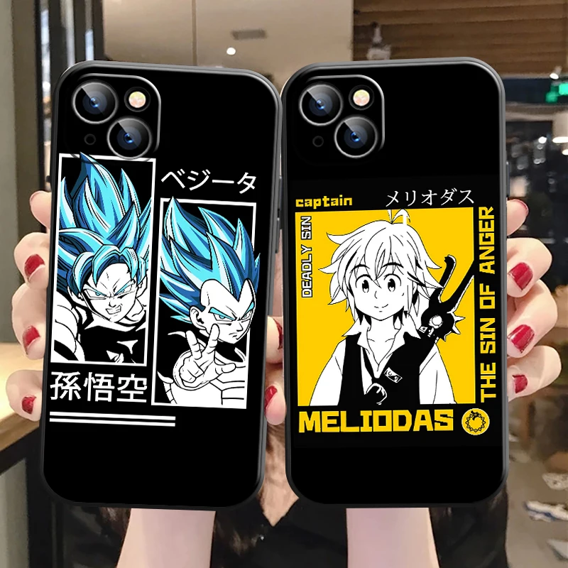 

Dragon Ball Case For iPhone 12 11 13 Pro MAX 7 8 6 6S Plus SE 2020 X XR XS MAX 13 12 Mini Phone Anime Super Saiyan Designer