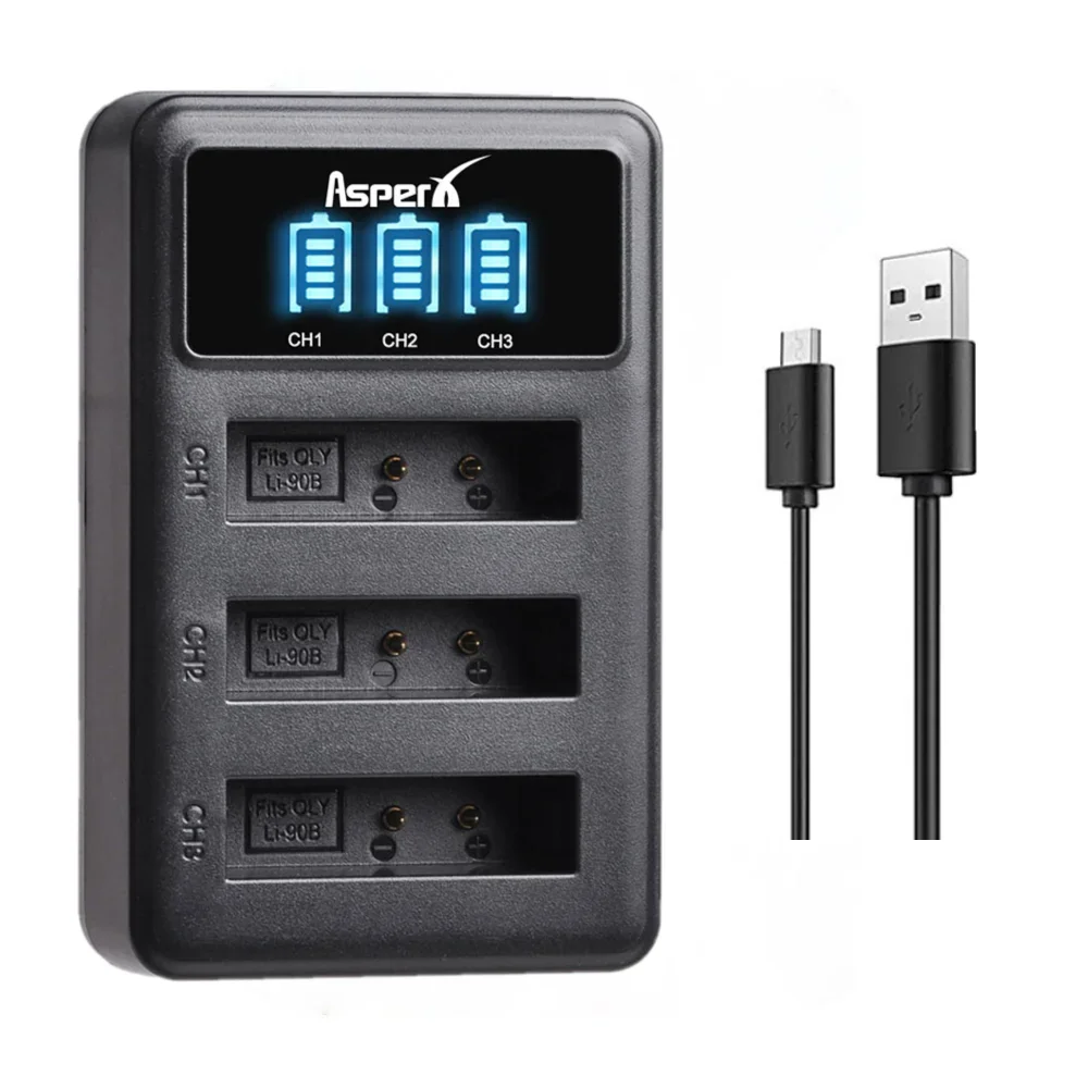 Аккумулятор для Olympus модель 90B/92B + зарядное устройство