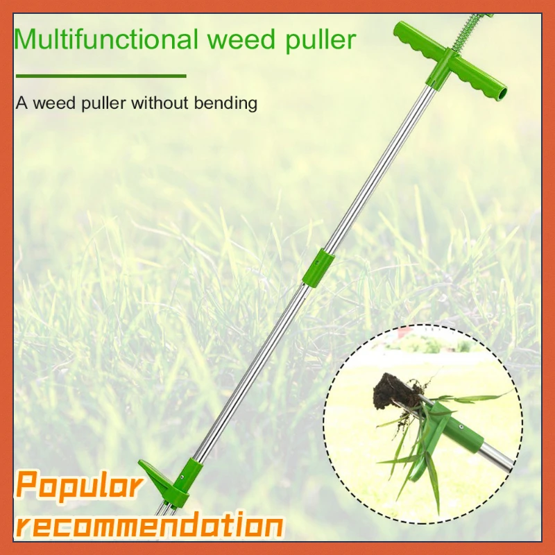 

1M Splittable Long Handle Weed Remover Portable Garden Lawn Weeder Outdoor Yard Grass Root Puller Tool Garden Planting Supplies