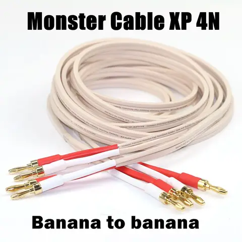 Экономичный кабель Monster XP 4N, бескислородный медный hi-fi провод для динамиков, улучшение дома, автомобильный аудиопровод