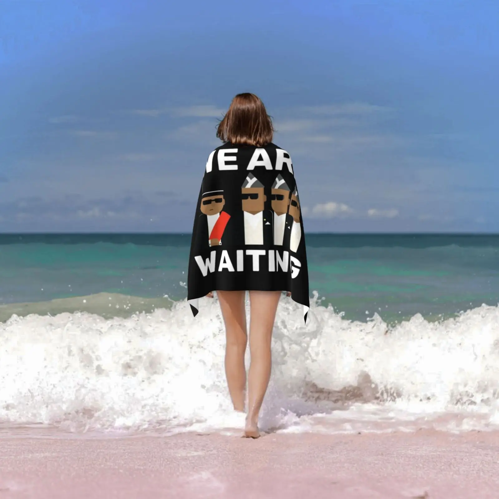 Танцевальный гроб Pallbearers Meme-мы ждем банное полотенце пляжная Подушка мем