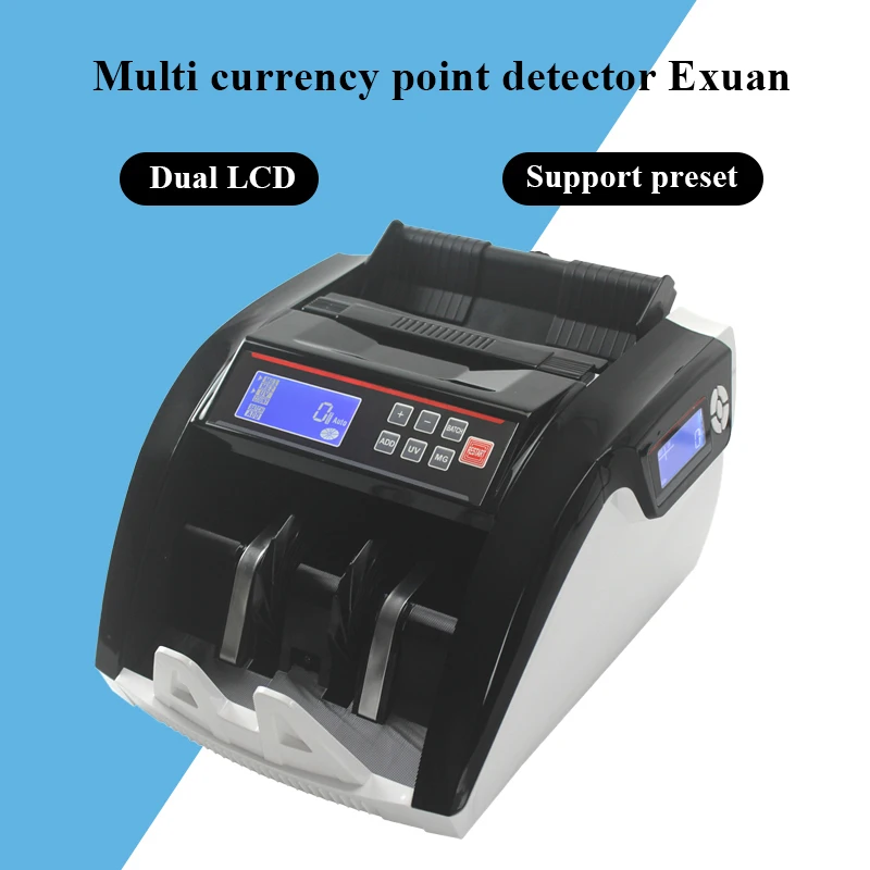 

Money Counting Machine LCD Display Money Counting Machine Money Detector 220V Euro Dollar Money Counting Machine